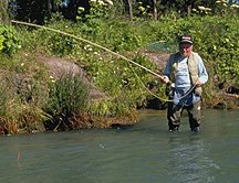 Man fishing on the Kenai